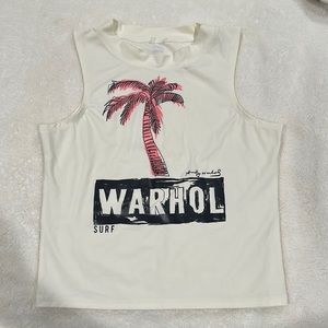 Billabong Andy Warhol girls swim top